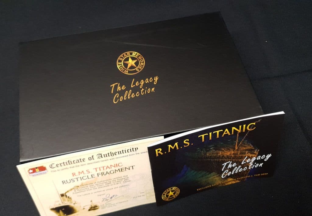 'Legacy Collection' "Rusticle" Fragment Genuine RMS TITANIC 